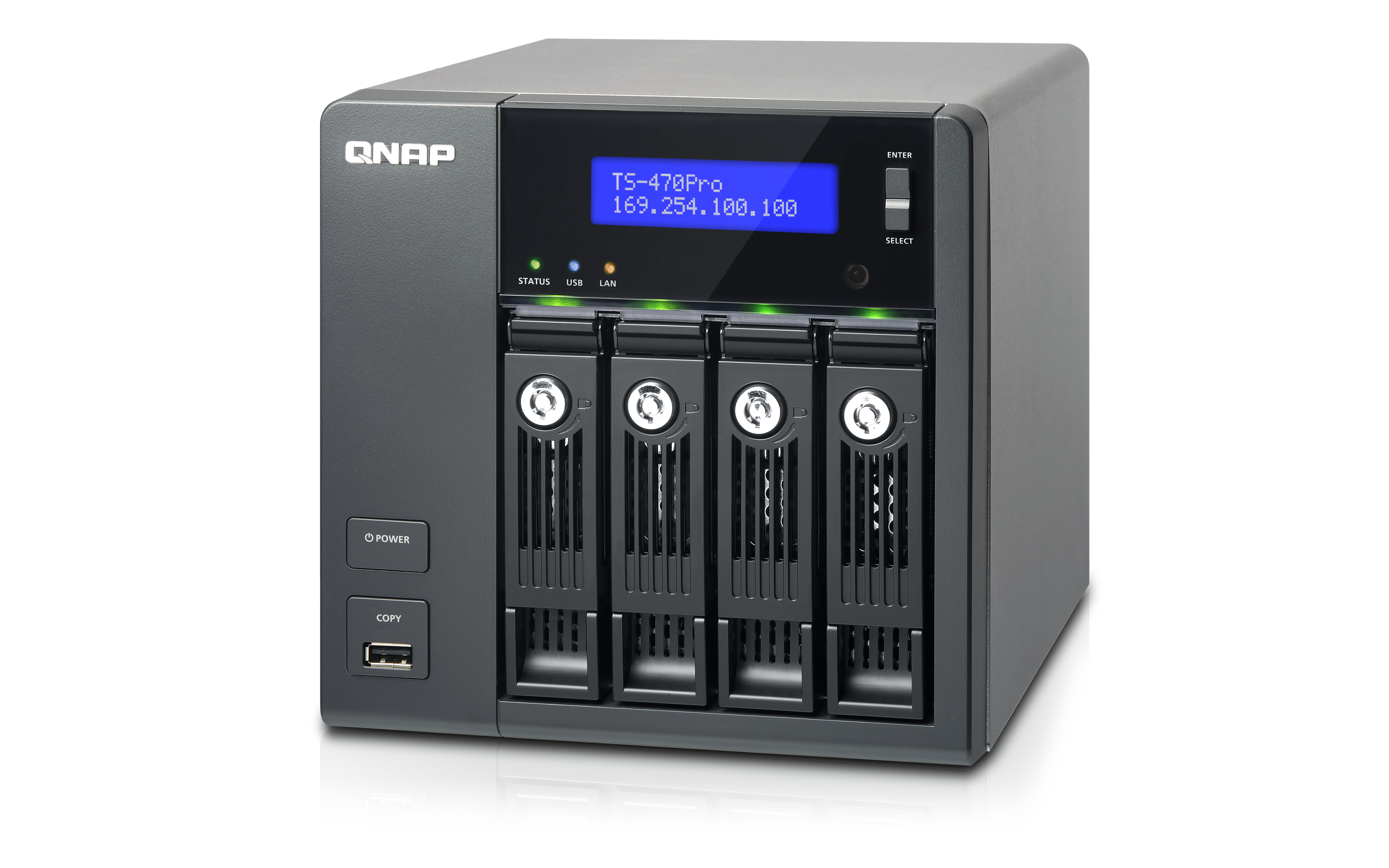 "TS-470 PRO-16G + 4X ST4000VN000" QNAP