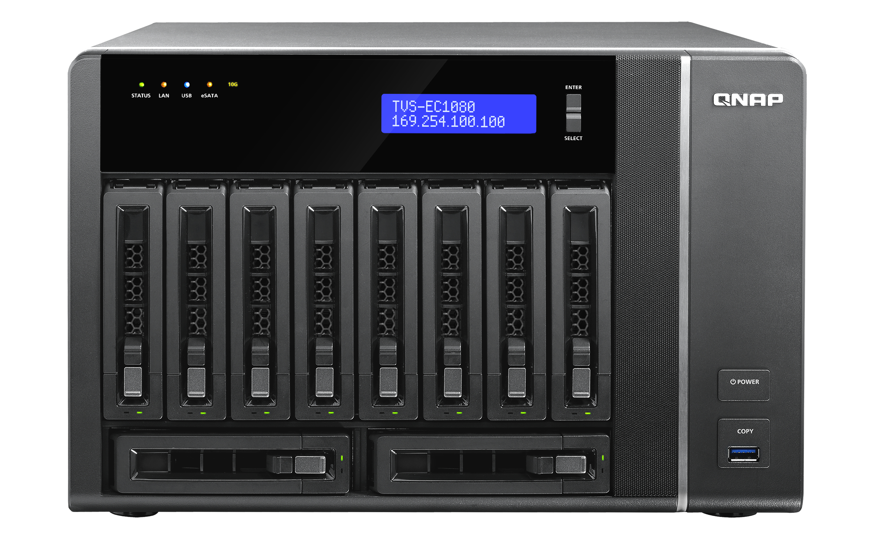 "TVS-EC1080+-E3-32G + 10X ST6000VN0001" QNAP