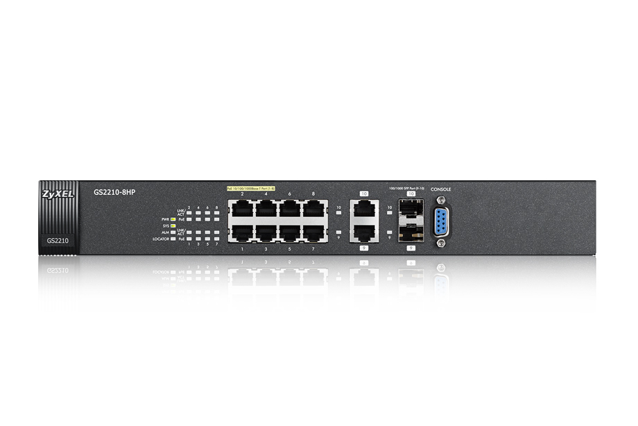 GS2210-8HP-GB0101F Zyxel