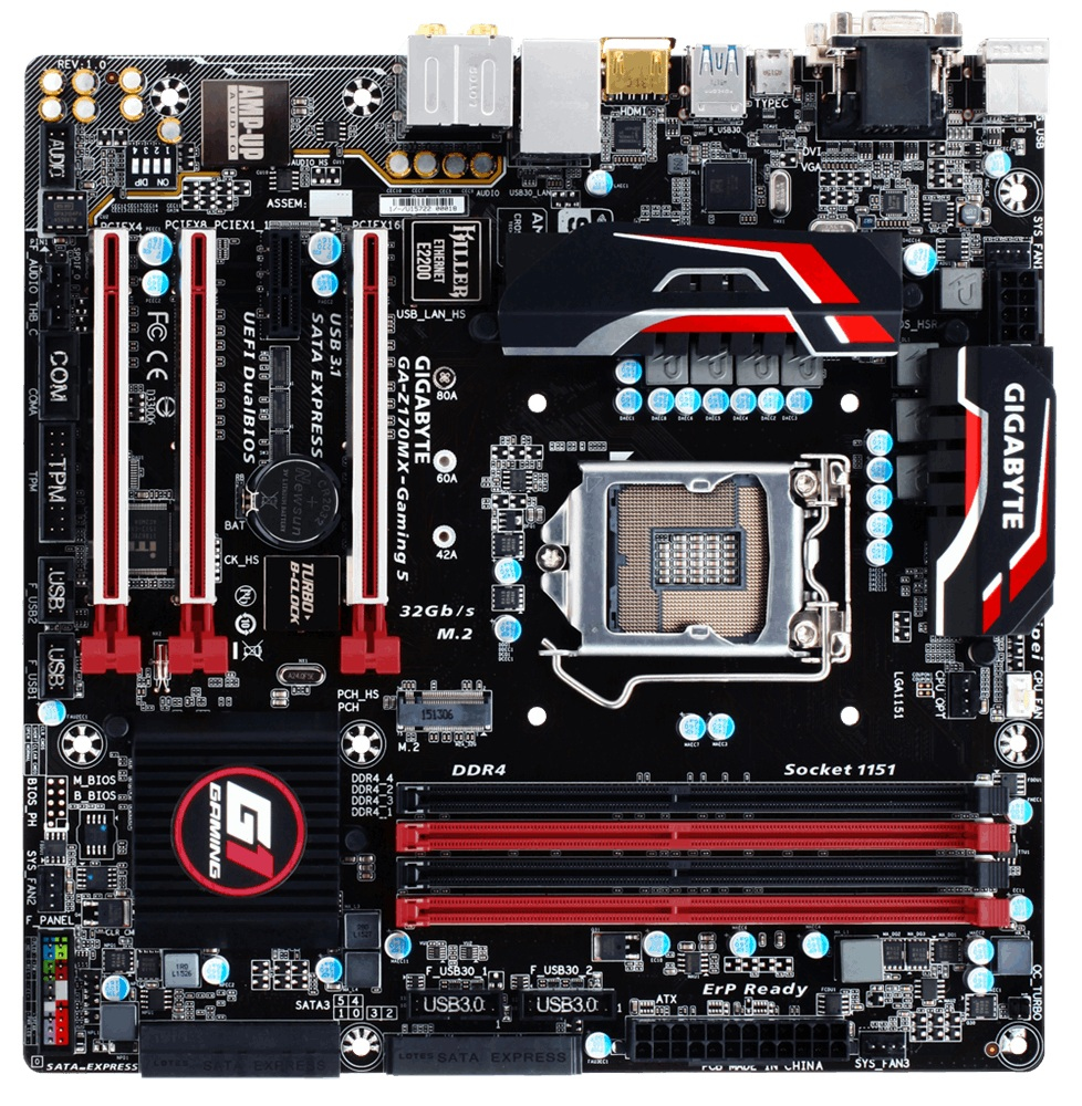 "GA-Z170MX-GAMING 5" GIGABYTE