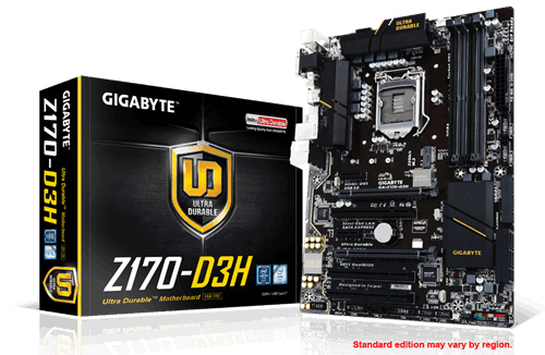 GA-Z170-D3H GIGABYTE
