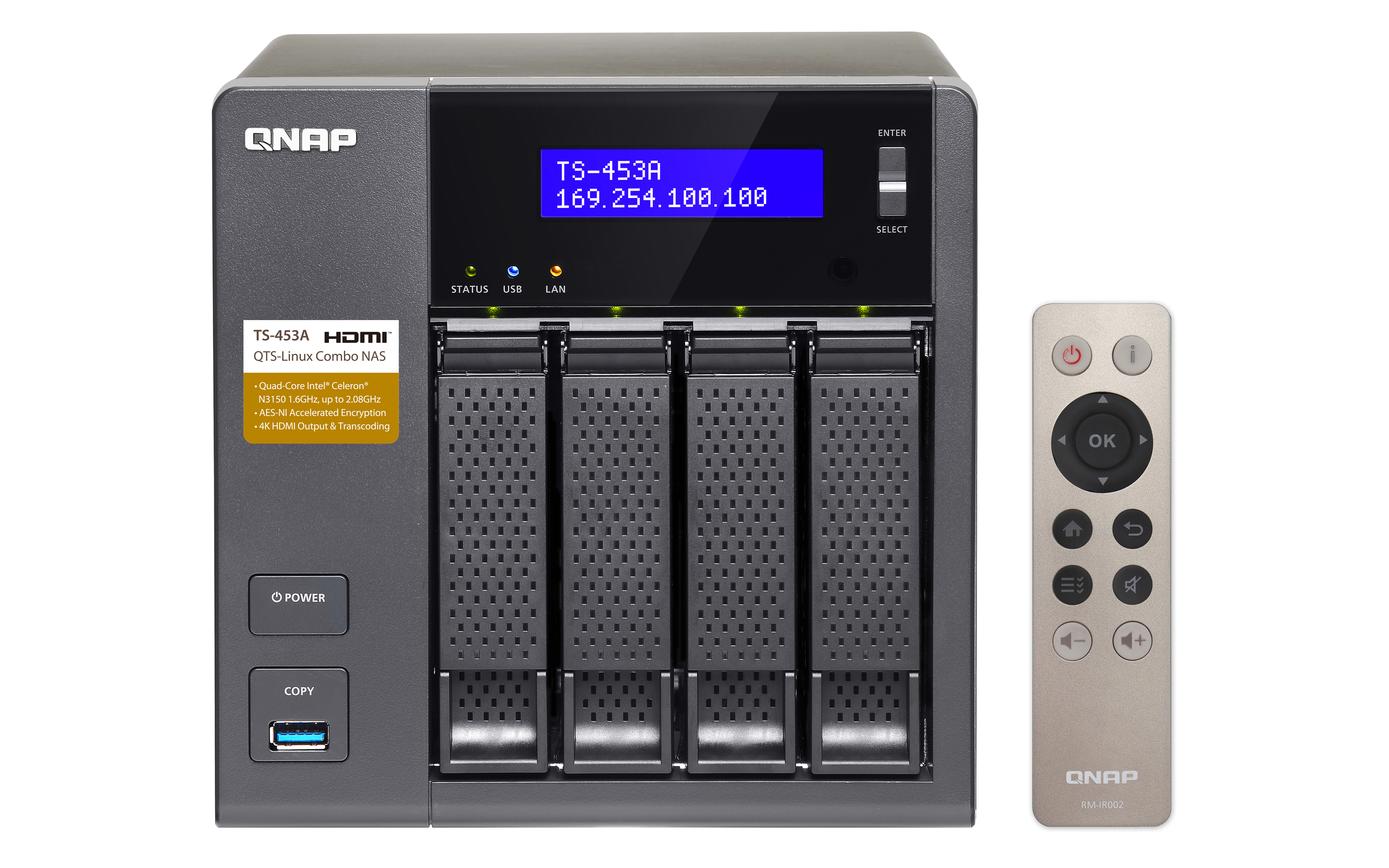 "TS-453A-4G+4 X ST6000VN0001" QNAP