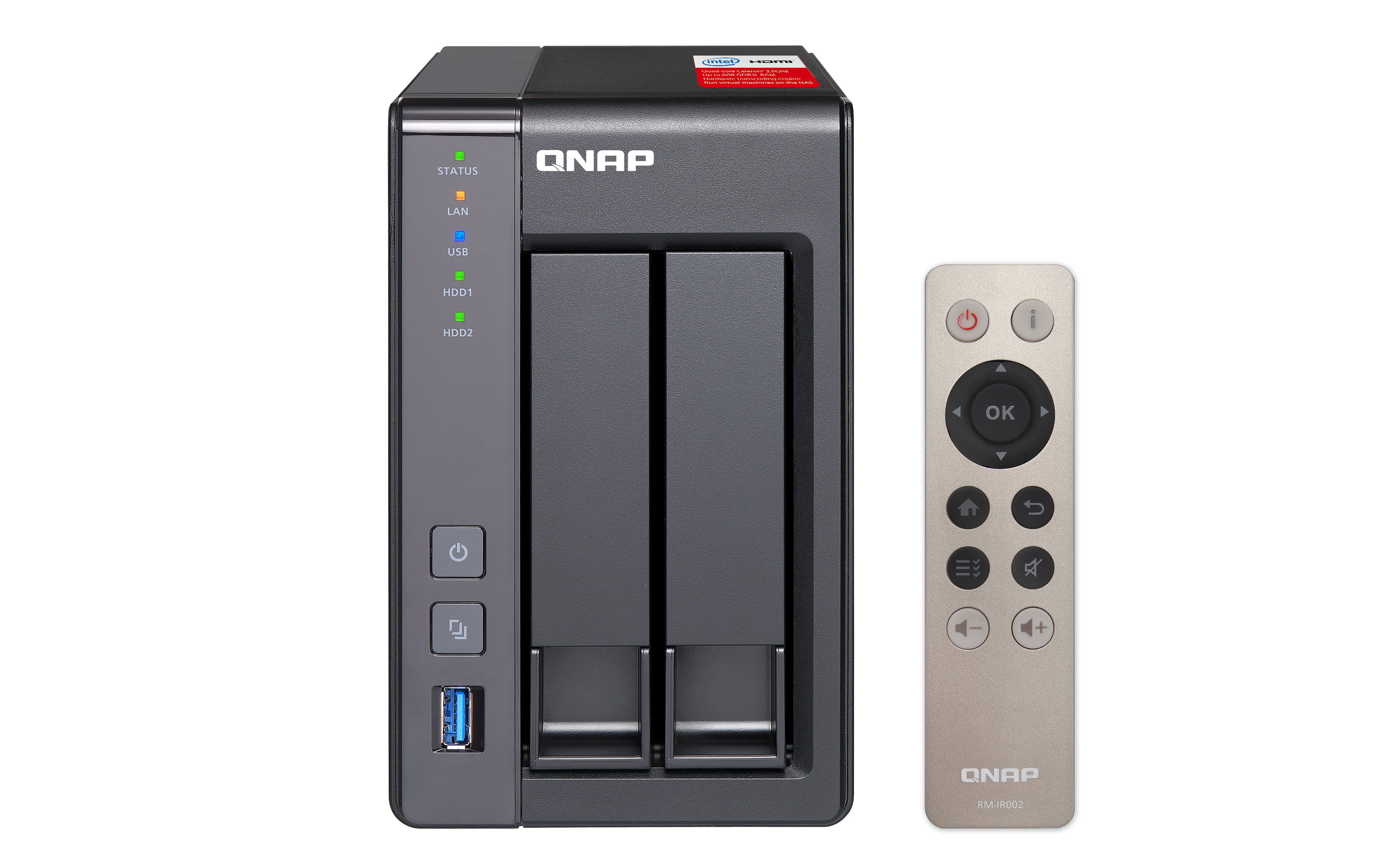 "TS-251+-8G + 2X ST3000VN000" QNAP