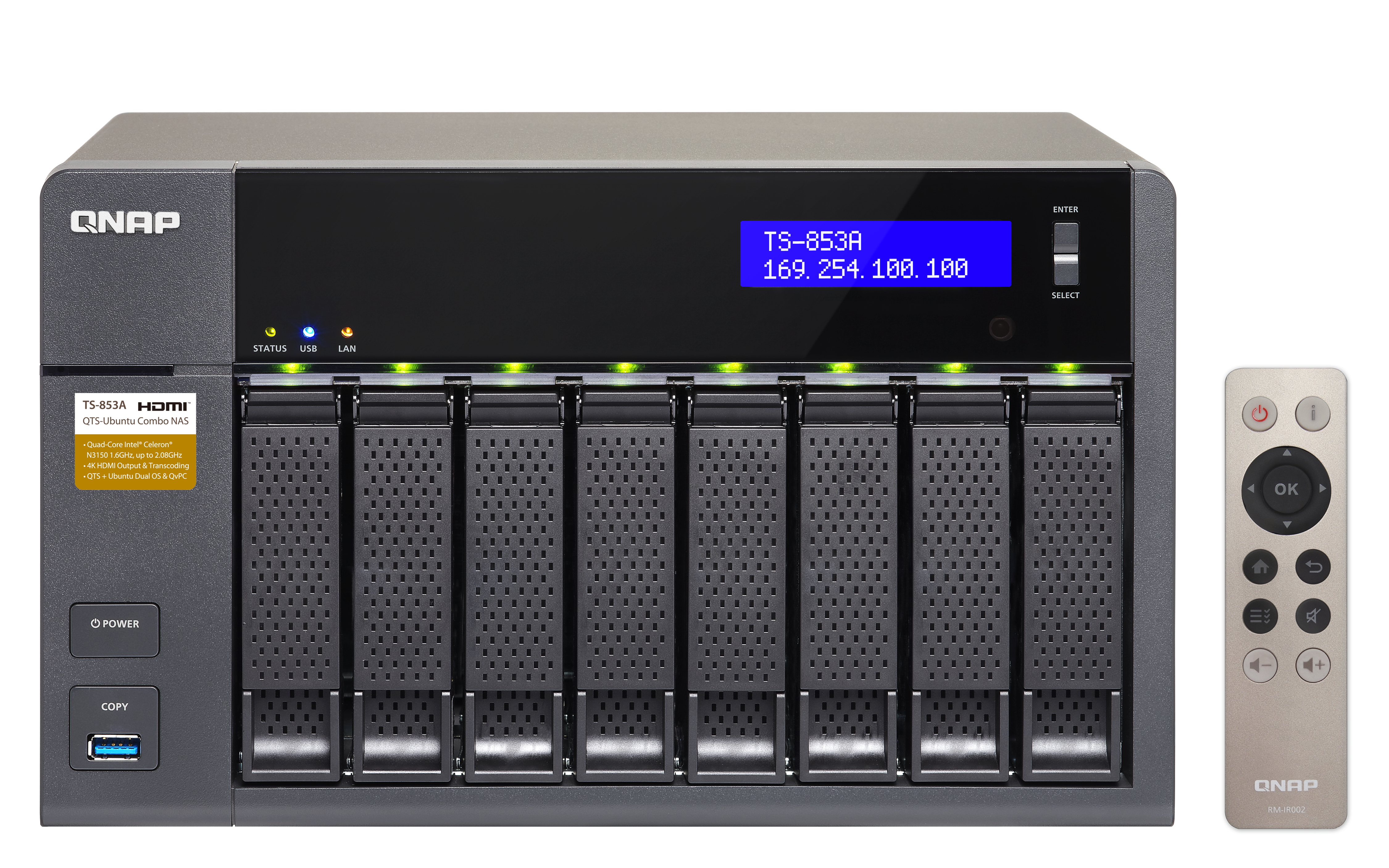 "TS-853A-4G + 2X 0S03674" QNAP