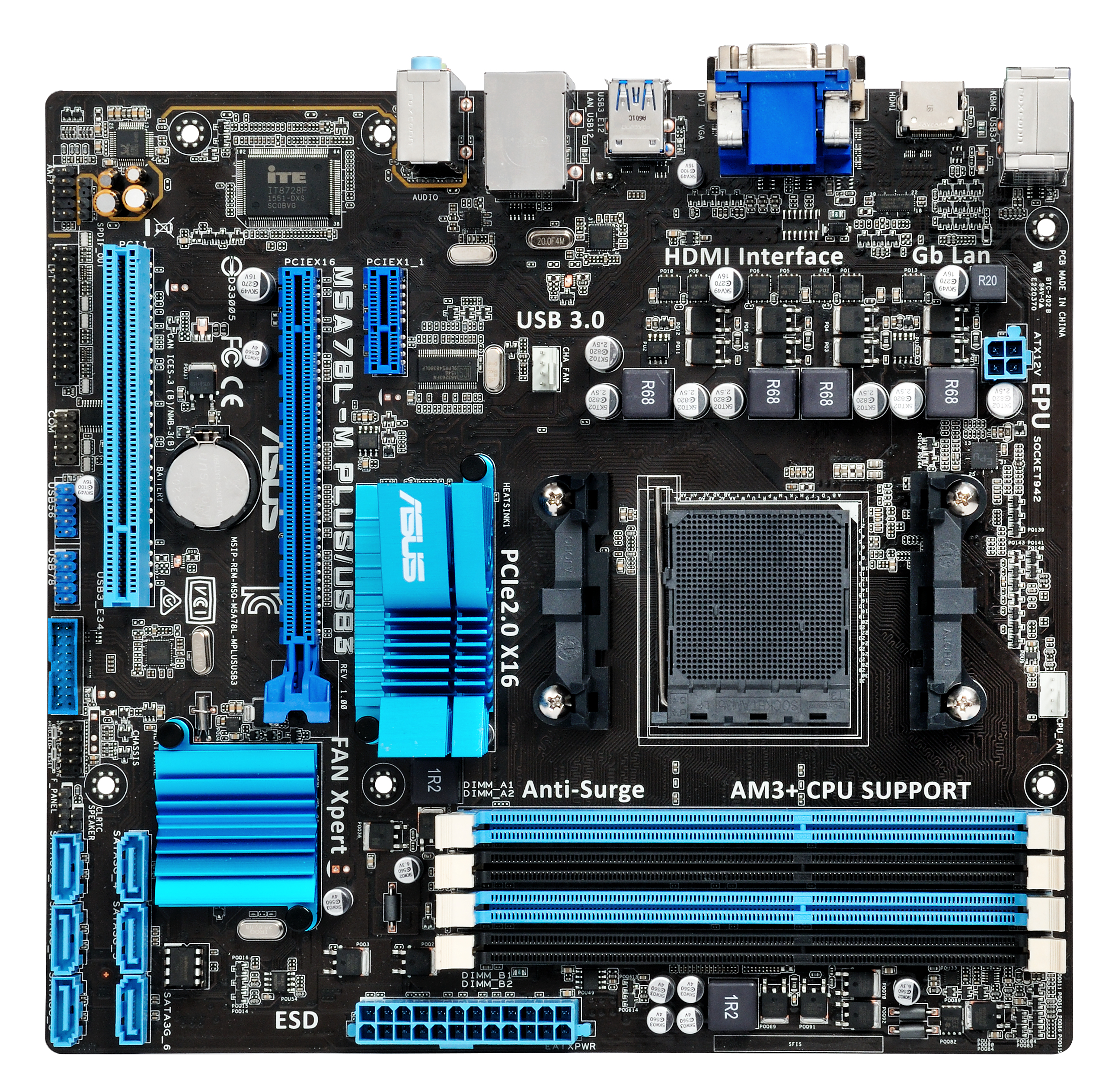 "M5A78L-M PLUS/USB3" ASUS