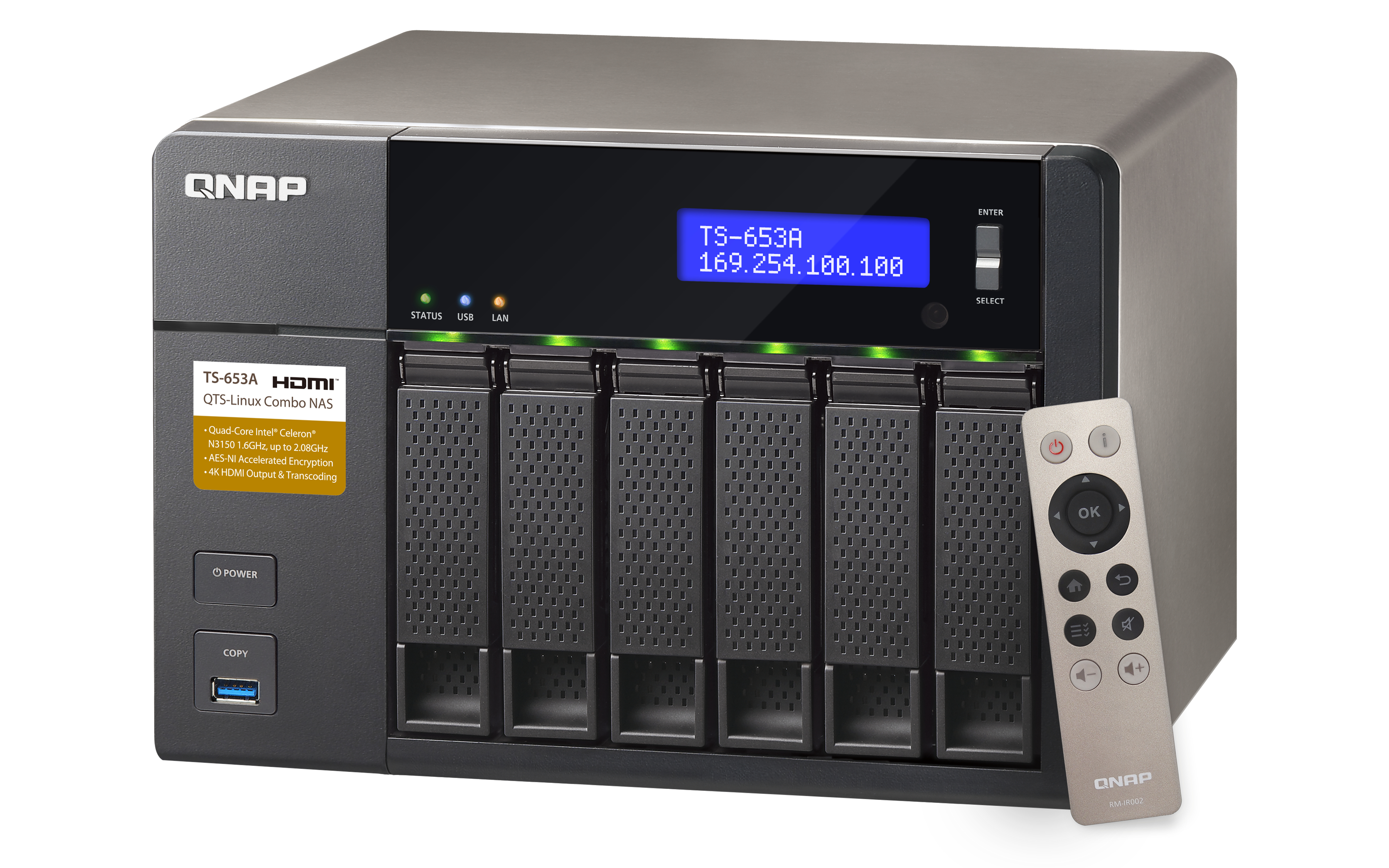 "TS-653A-8G+6X6TB WD" QNAP
