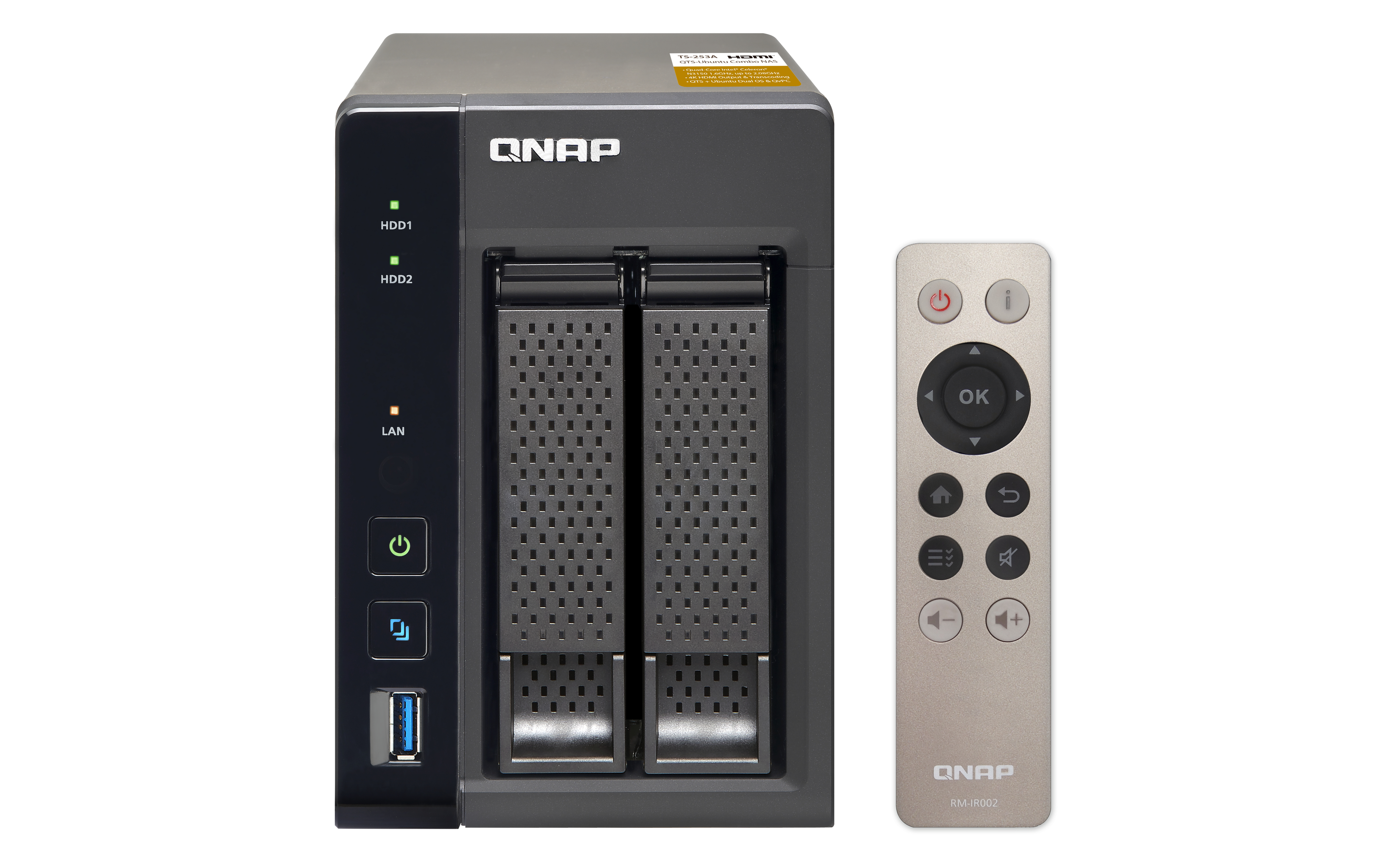 "TS-253A-4G + 2X ST4000VN008" QNAP