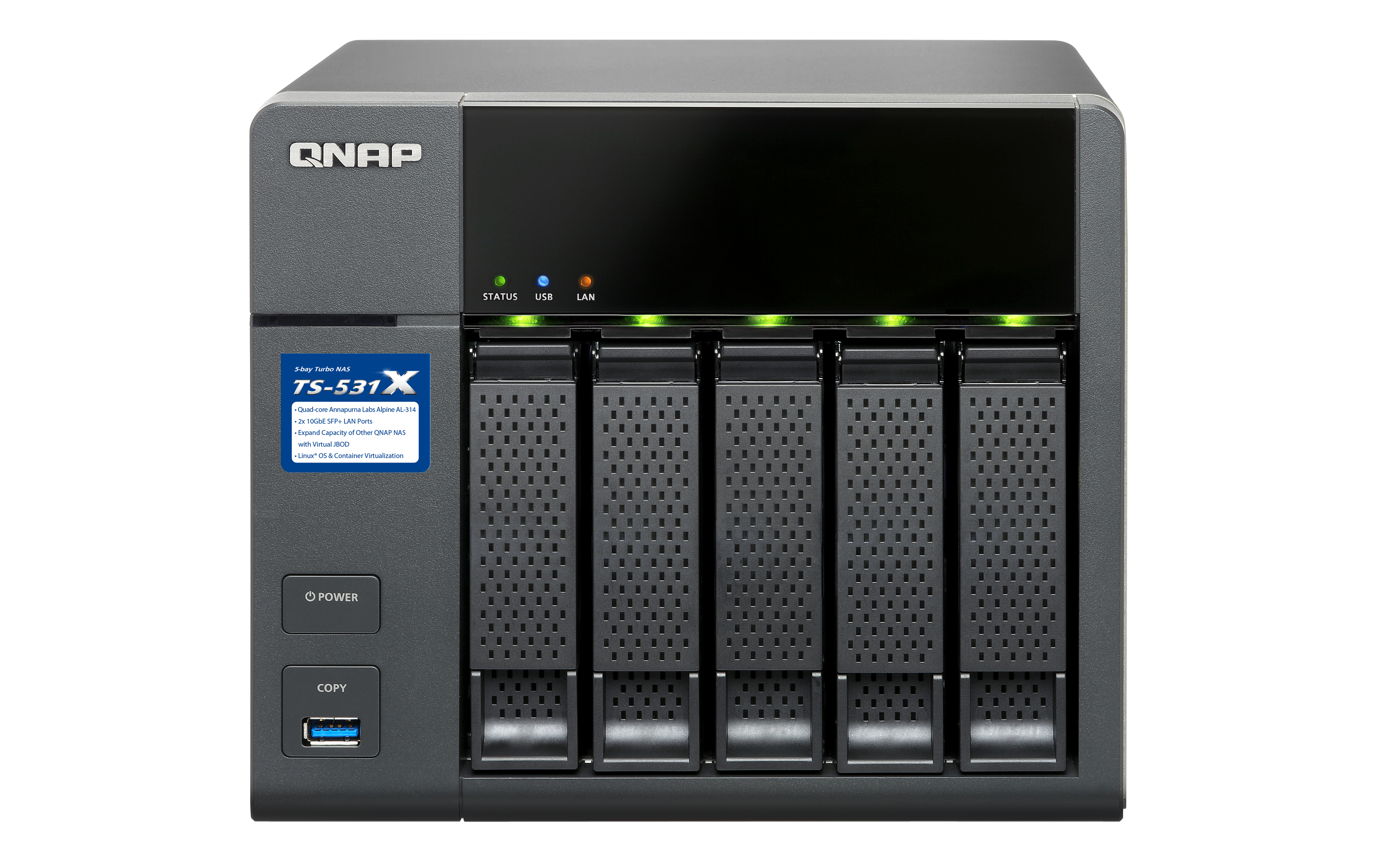 "TS-531X-2G + 5X ST4000VN008" QNAP