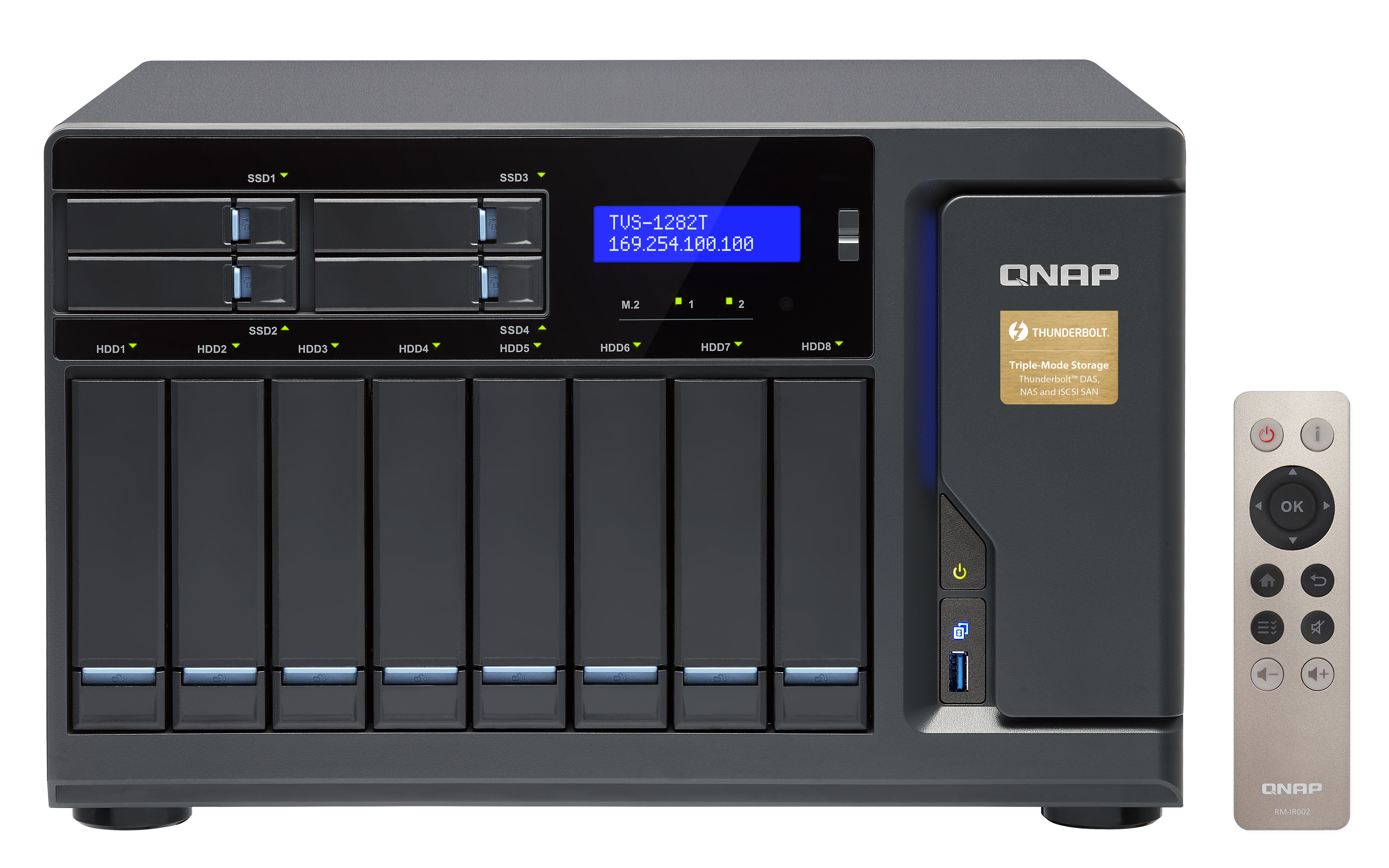 "TVS-1282T-I7-32G + 8X ST2000VN004" QNAP
