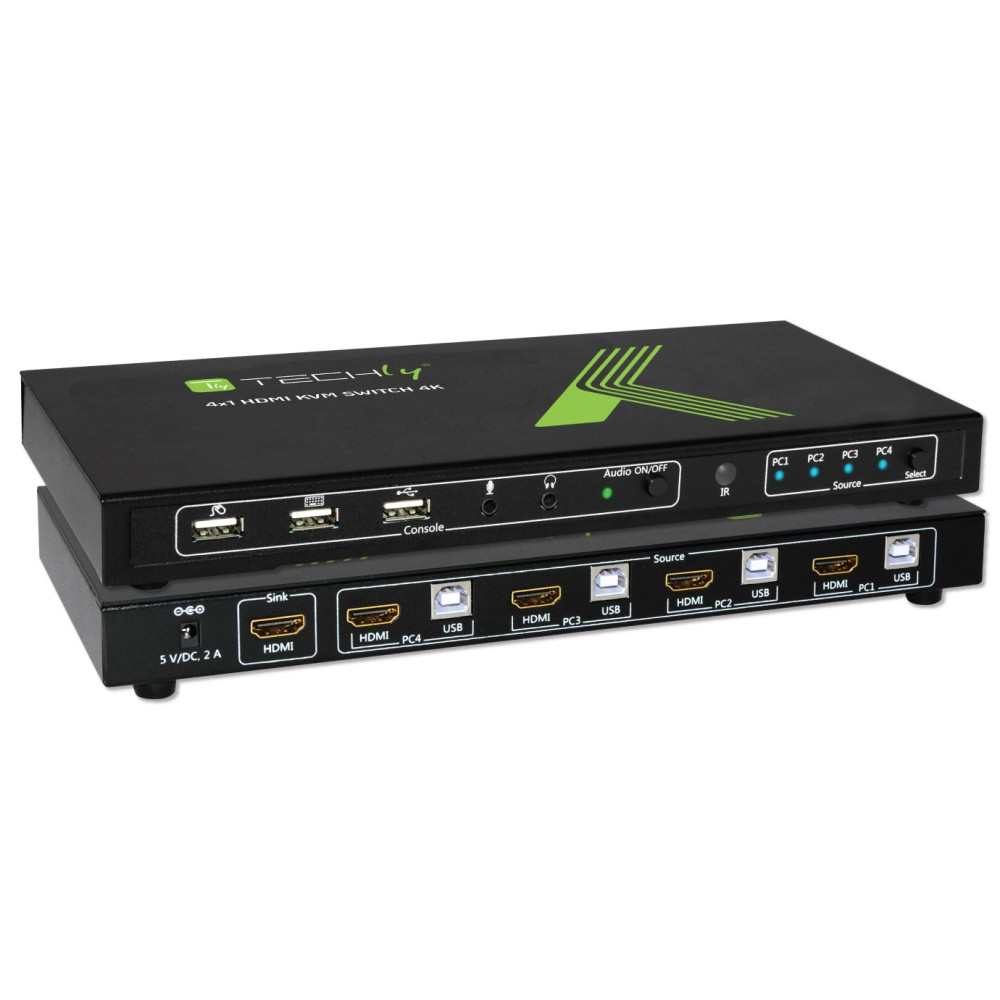"IDATA KVM-HDMI4U" Techly