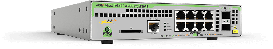 AT-GS970M/10PS Allied Telesis