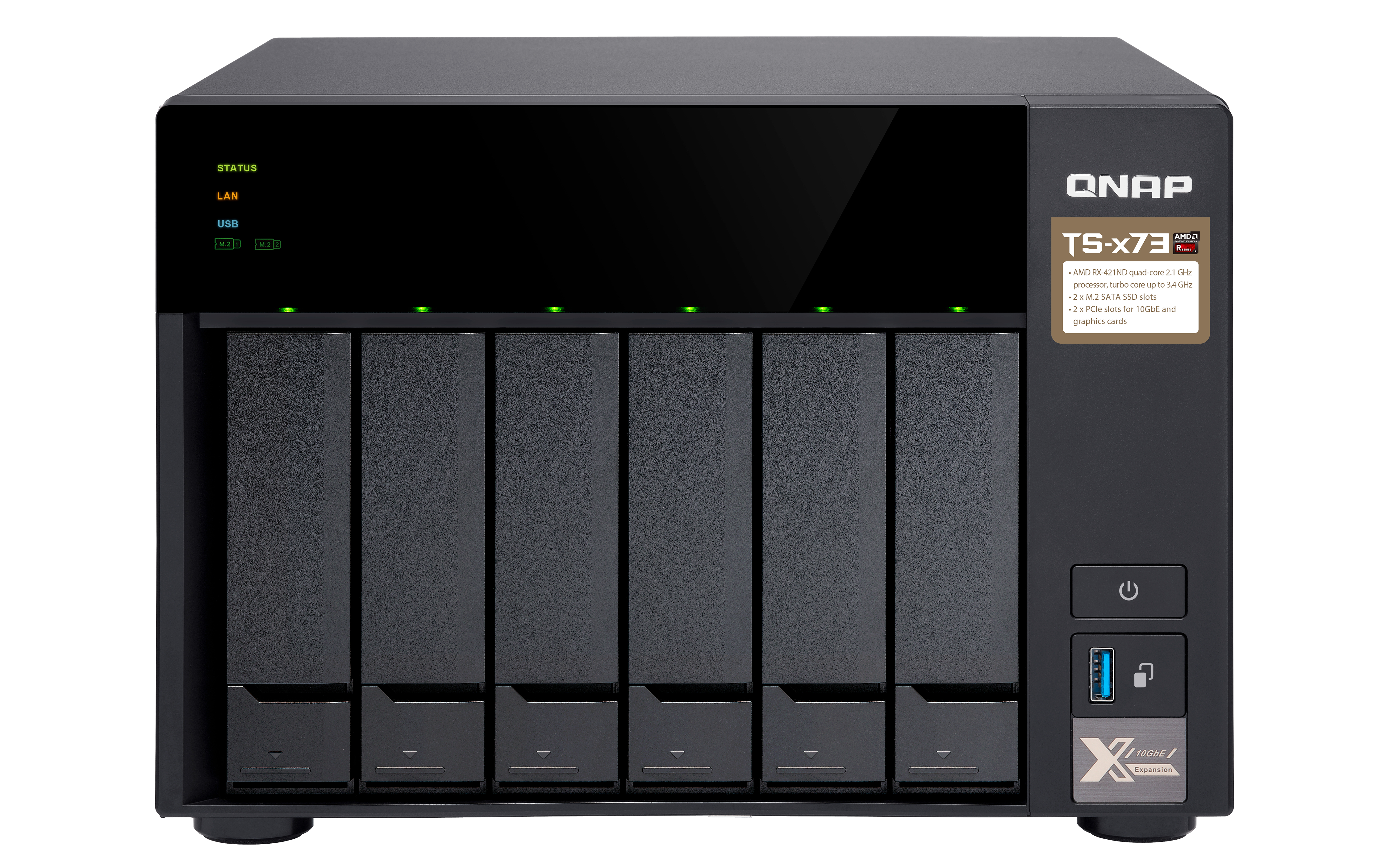 "TS-673-8G + 6X ST4000VN008" QNAP