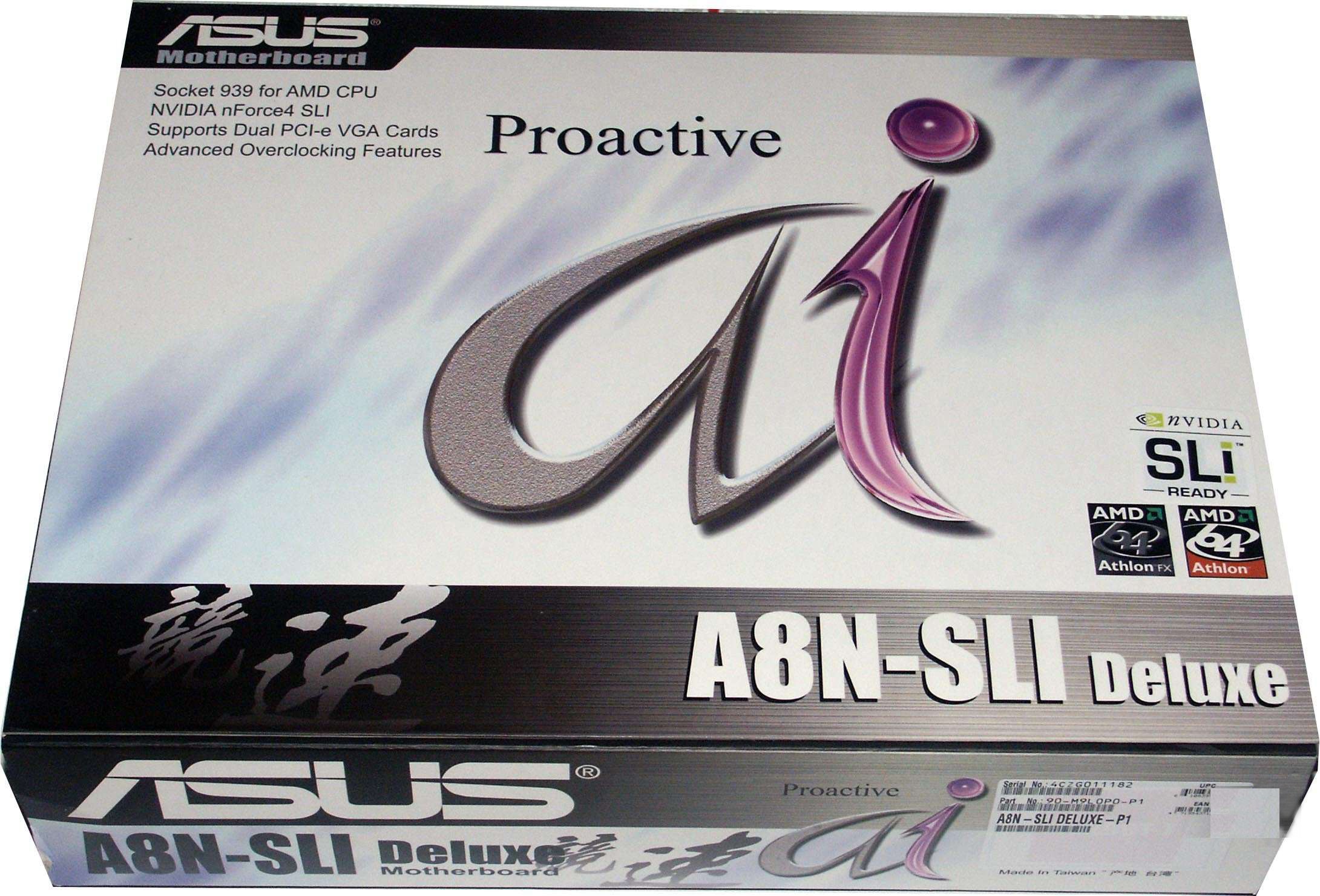 "A8N-SLI DELUXE?REFUR" ASUS