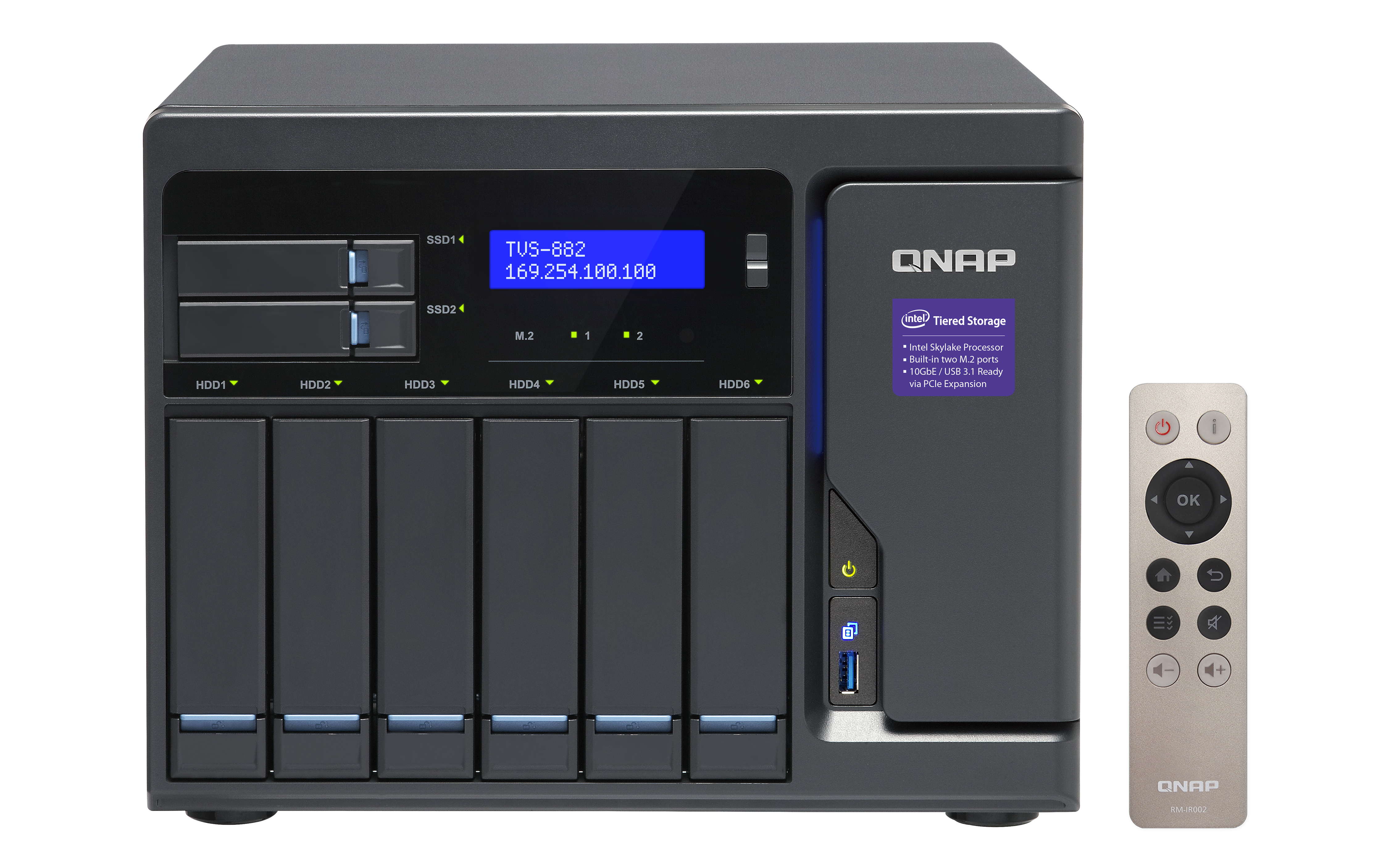 "TVS-882-I5-16G + 6X ST10000NE0004" QNAP
