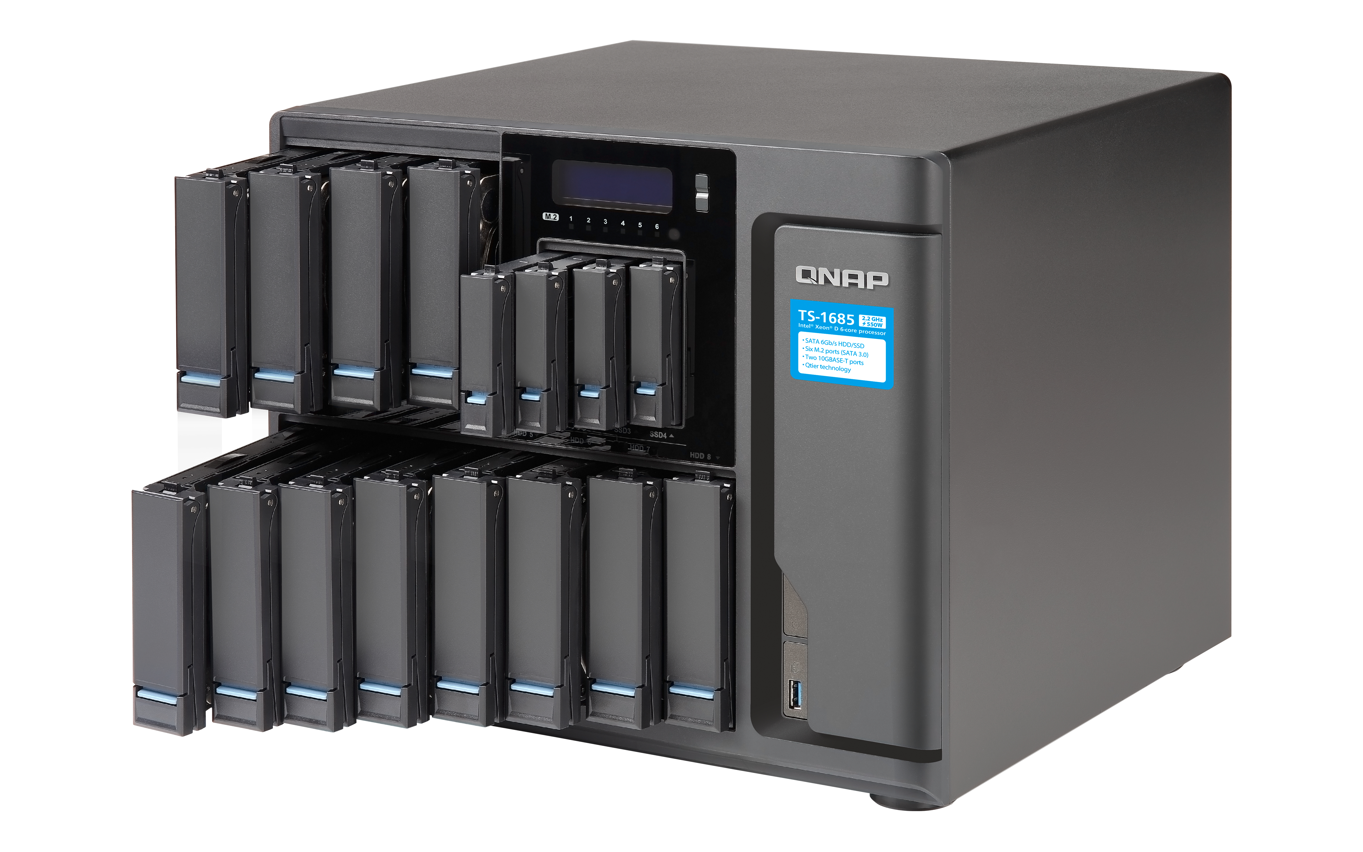 TS-1685-D1521-16G-550W/120TB-IWP QNAP