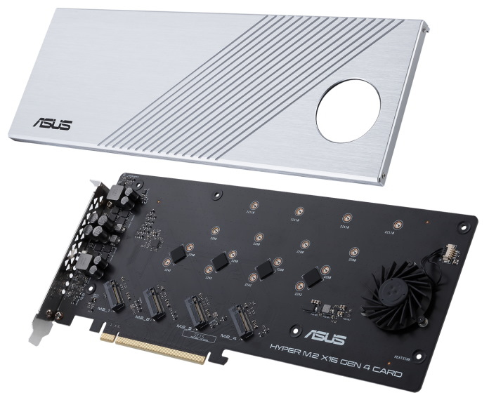 "HYPER M.2 X16 GEN 4 CARD" ASUS
