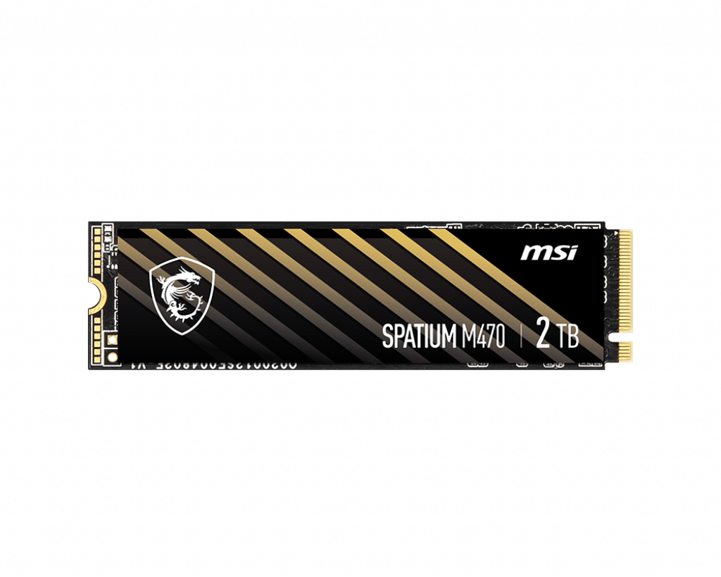 "SPATIUM M470 PCIE 4.0 NVME M.2 2TB" MSI