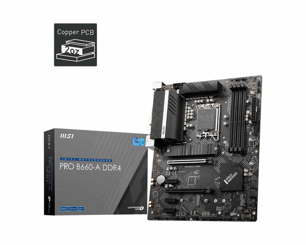"PRO B660-A DDR4" MSI