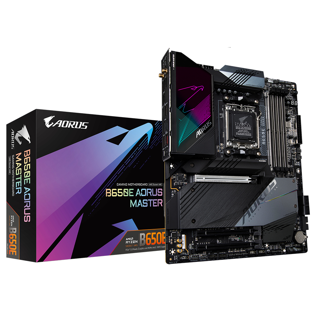 "B650E AORUS MASTER" GIGABYTE