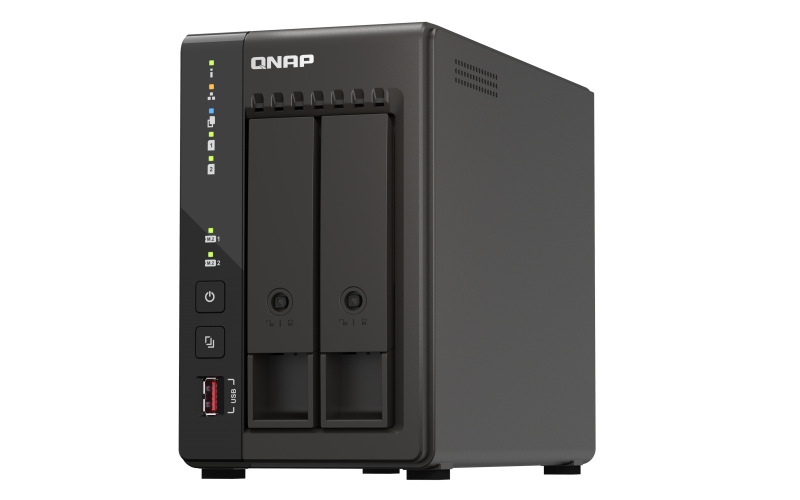 "TS-253E-8G + HDWG480UZSVA" QNAP