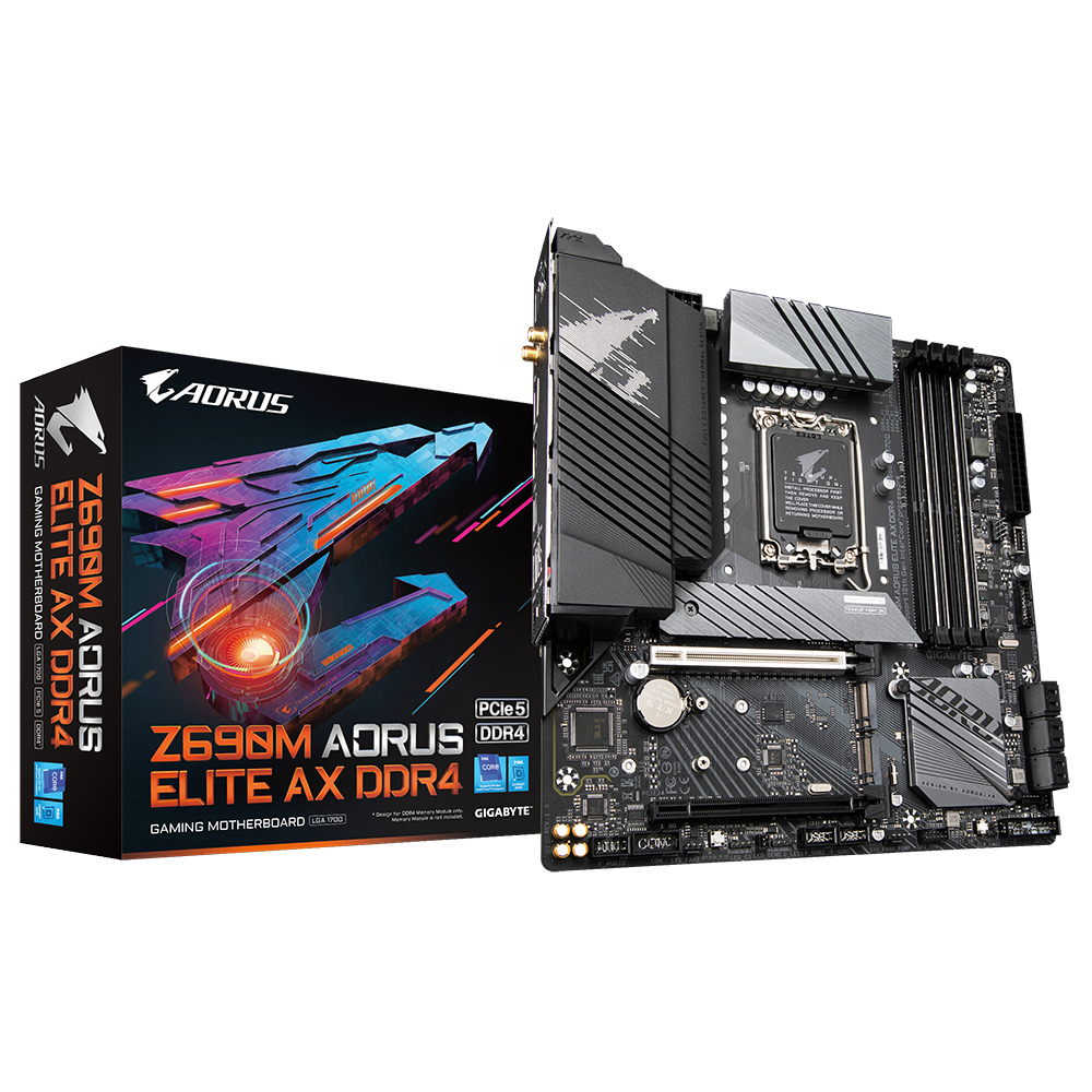 "Z690M AORUS ELITE AX" GIGABYTE