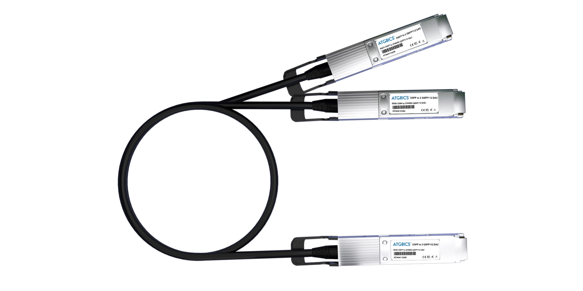 "DAC-A-OSFP-2X400G QSFP112-5M-AT" ATGBICS