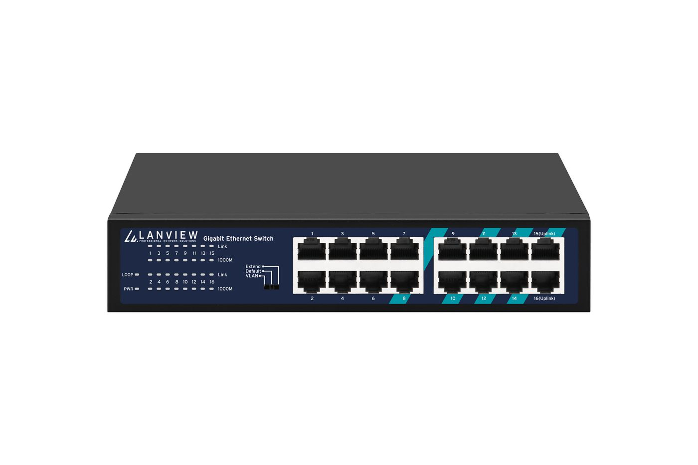 LVN-1U-16PORT-1G Lanview