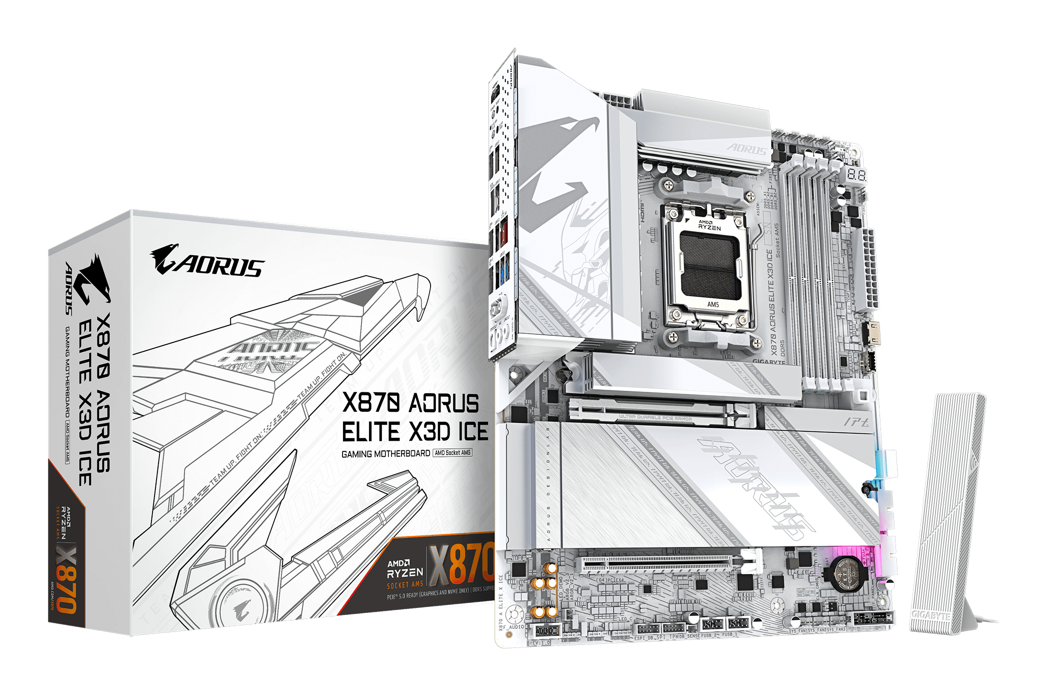 "X870 A ELITE X ICE" GIGABYTE