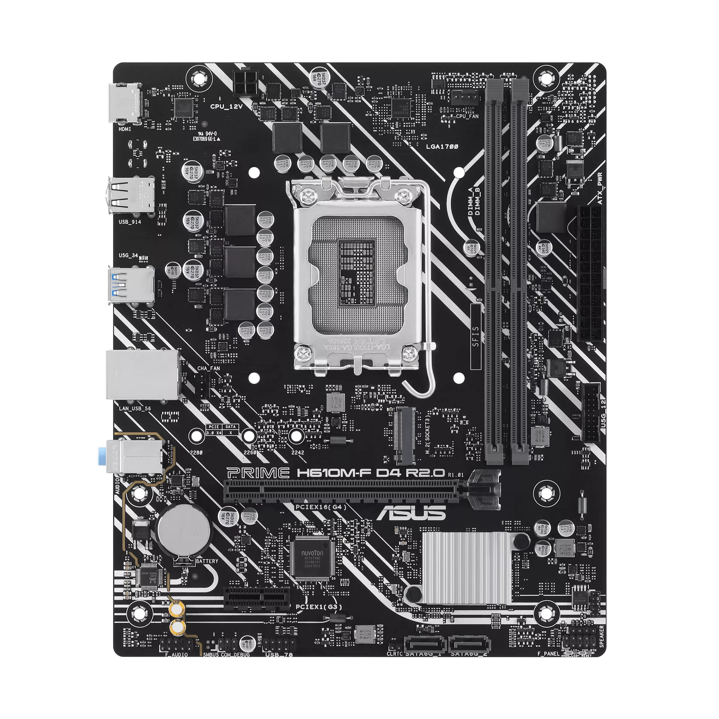 "PRIME H610M-F D4 R2.0" ASUS