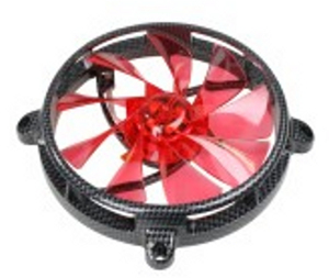 "RS12 CARBONFIBER RED" Aerocool