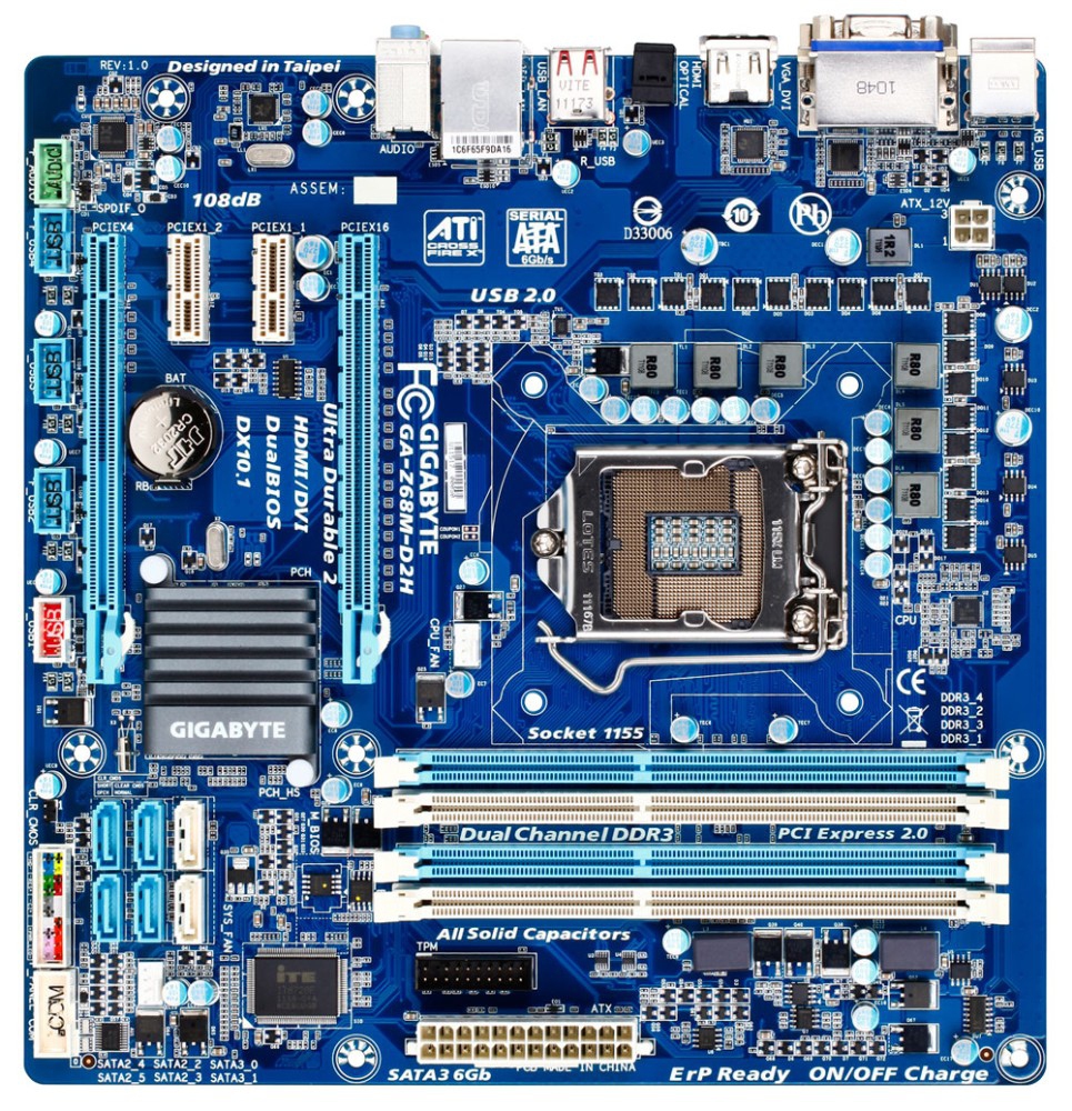 GA-Z68M-D2H GIGABYTE