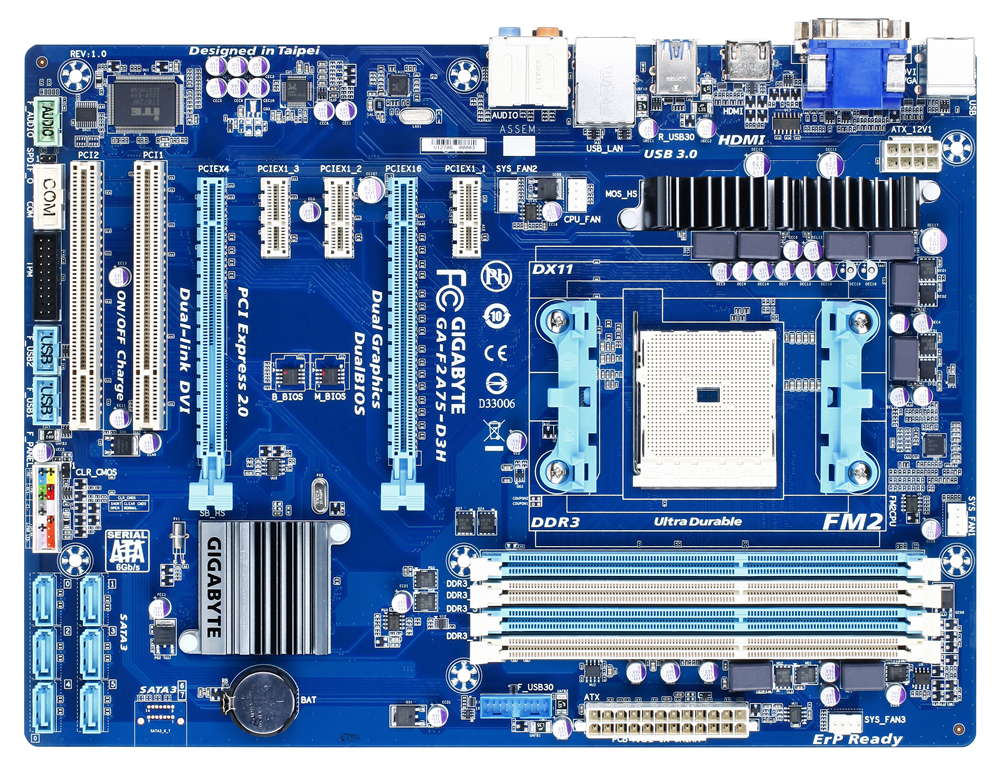 GA-F2A75-D3H GIGABYTE