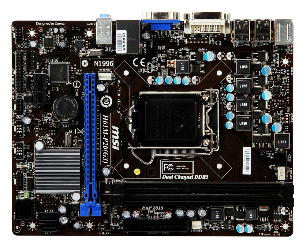 "H61M-P20 (G3)/W8" MSI